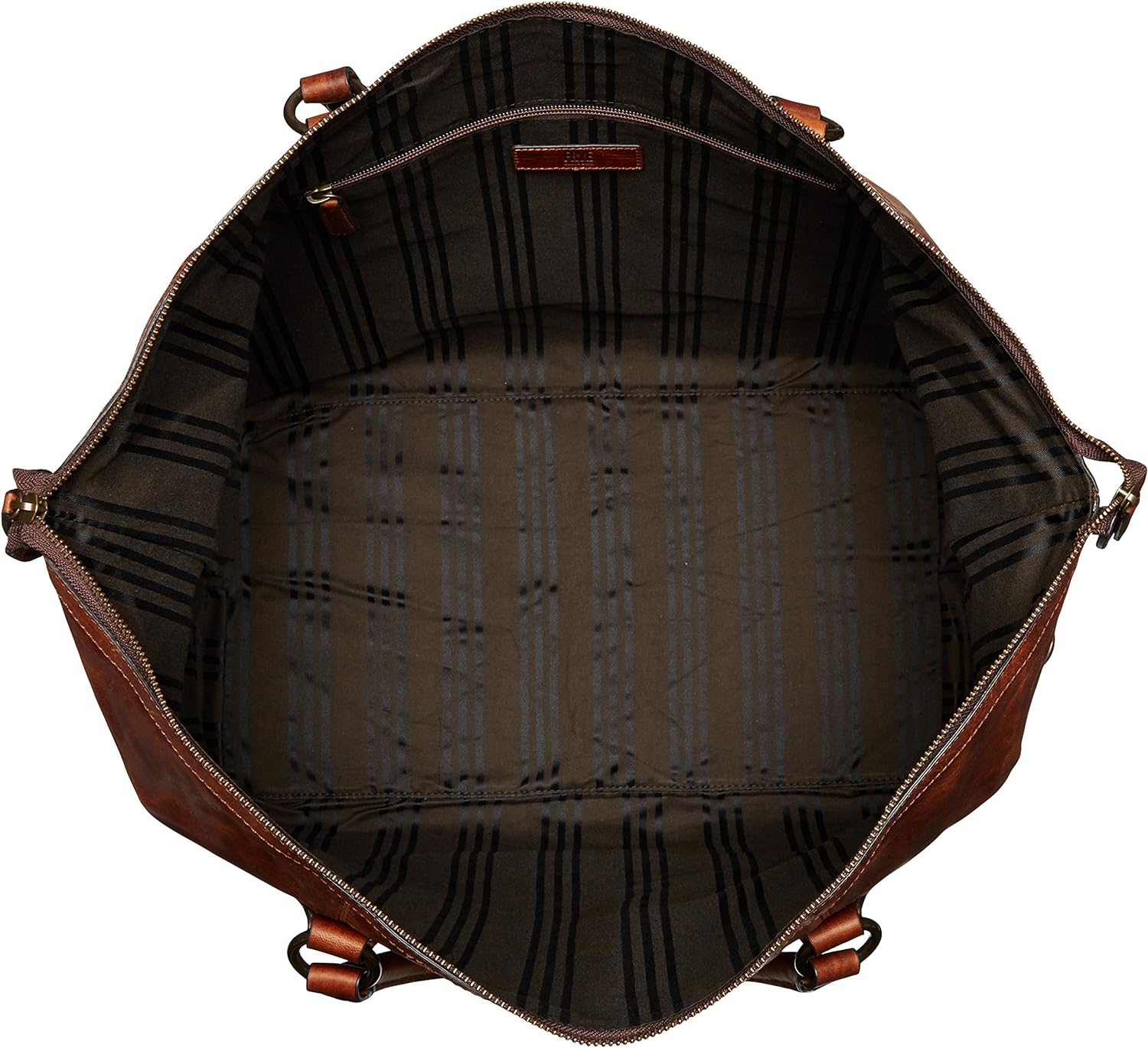 FRYE Men's Logan Overnight Duffle Bag， Cognac， One Size - Image 5